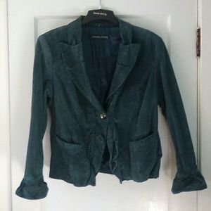 Teal Suede jacket